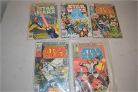 Five Star Wars Comics 9, 15,17,37, 74