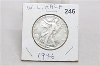 1946 Half Dollar-F