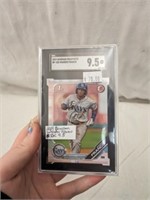 2019 Bowman Wander Franco Graded SGC 9.5