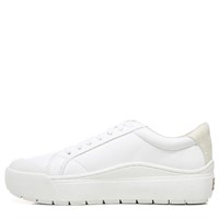 Dr. Scholl's Shoes Time Off Sneaker, White Smooth,