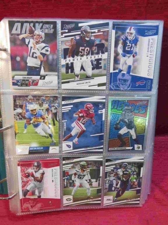 NFL Football Binder 360 Cards Stars Rookies MORE