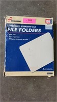 SKILCRAFT Manila File Folders - 100 Pack