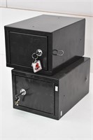 (2) Lock Boxes w/ Keys