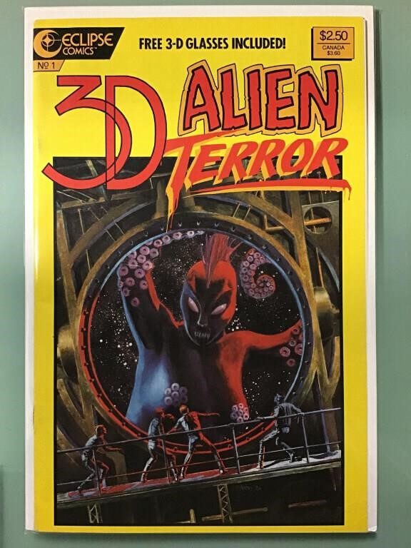 3D Alien Terror #1 & 3D Stooges #3