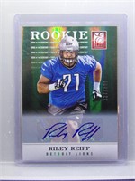 Riley Reiff 2012 Donruss Elite Rookie Auto /399