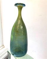 TWO RIVERS GLASS 'BOTTLE' MICHAEL ROBINSON