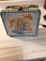 Vintage junior miss lunchbox with thermos