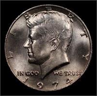 1974-p Kennedy Half Dollar 50c Grades GEM+ Unc