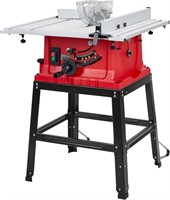 Table Saw 10", 15A Multifunctional Saw w/ Stand