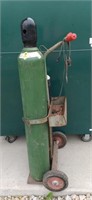 Oxygen & Acetylene Tanks & Cart w/ Accessories