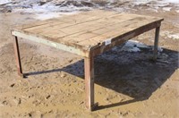 Heavy Duty Table,Approx 6ft 10 1/2" x 5ft x 2ft 9"