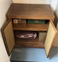 Cabinet  & contents (metal boxes)