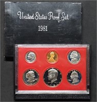 1981 US Mint Proof Set w/ SBA Dollar