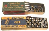 77 RDS. -- DOM.  & REM.  .38 S & W  CAL.-  AMMO