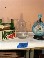 Nebraska centennial decanter; +