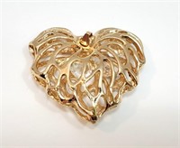 Heart Filigree Pendant