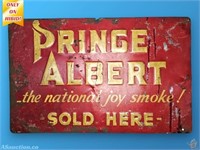 Vintage Prince Albert Tobacco Sign