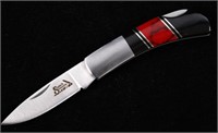 Santa Fe Onyx & Red Jasper Custom Knife