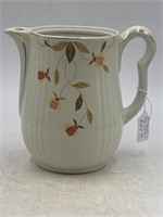 Vintage halls superior autumn leaf pitcher with