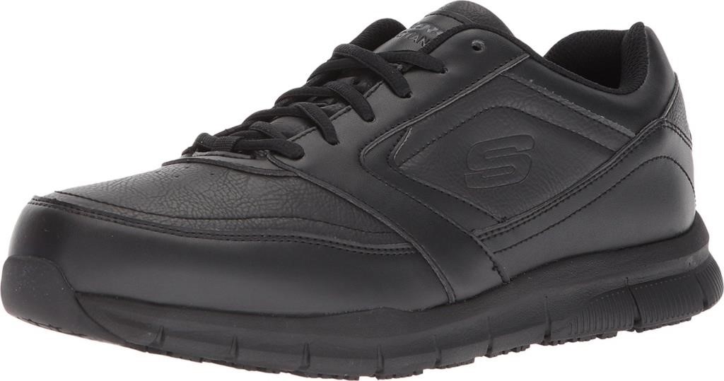 Skechers Men's Nampa Shoe, Black, 8 M US