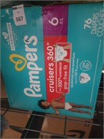 Diapers Size 6, 76 Count - Pampers Pull On