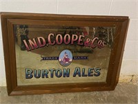 Ind. Coope & Cos Burton Ales Advertising Mirror
