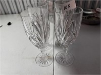 FOUR WATERFORD WINE GLASSES