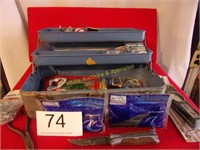 Vintage Fishing Tackle Box w/Contents