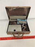 Metal Carrying Case Full of Small Tools