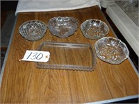Glassware, Bowls, Rectangular Dish