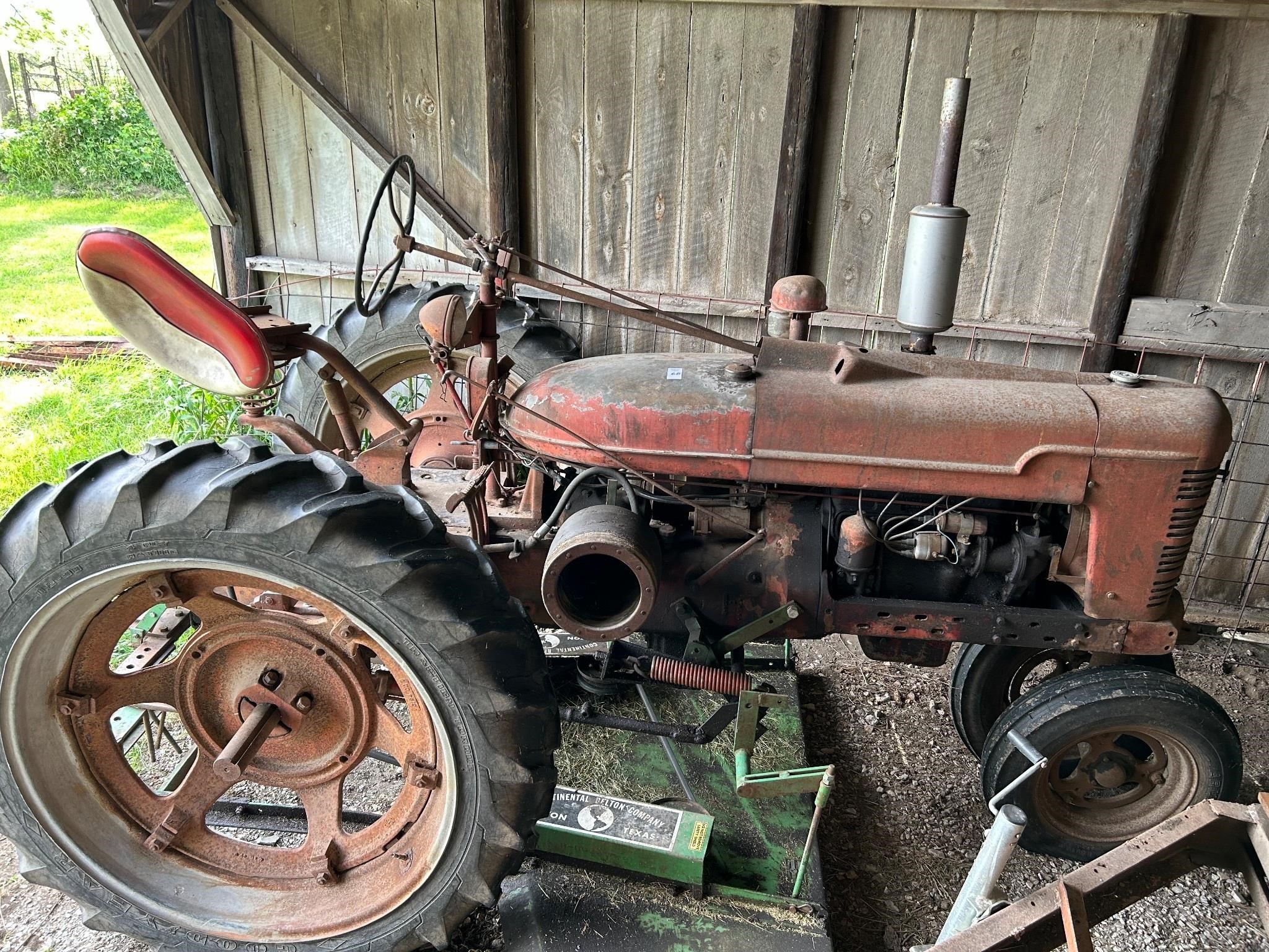 H Farmall tractor