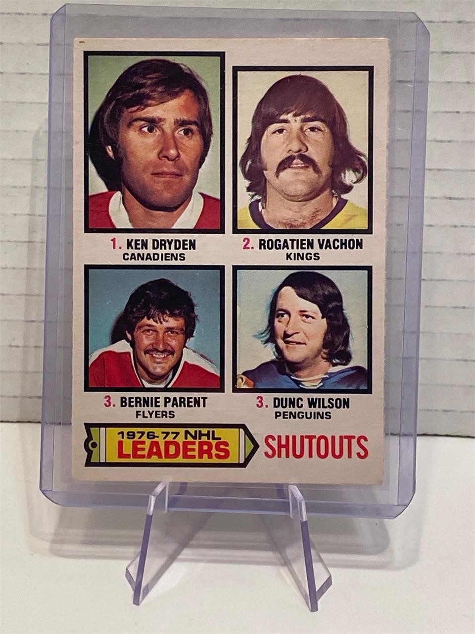 77/78 NHL Leaders Shutouts Ken Dryden