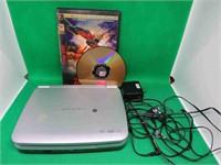 Dynex Portable DVD Player With Movie TESTED WORKS