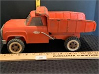 Tonka Orange Manual Dodge Dump Truck Pressed