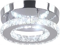 Modern Crystal Chandelier LED Flush Mount