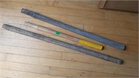 3 Wooden handles (Sledge hammer?)