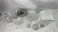 Crystal looking glassware