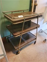 Vintage 3 Shelf Kitchen Serving Cart