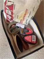Box of Shoe Shine Supplies
