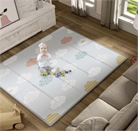 BABY AND TODDLER FOLDABLE PLAY MAT WITH CARRY BAG