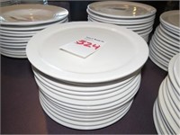 LOT, (14) 10" ROUND WHITE DINNER PLATES