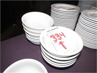 LOT, (11) 5-1/2" ROUND WHITE SOUP BOWLS