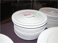 LOT, (15) 10" ROUND WHITE DINNER PLATES