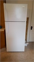 Whirlpool Refrigerator 18 CU Ft with an Icemaker