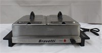 Bravetti 2 section buffet server