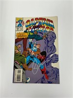 Autograph COA Captain America #424 Comics