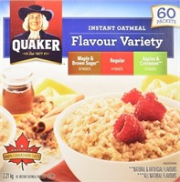 2021 marchQuaker Instant Oatmeal Flavour Variety 6