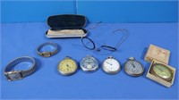 Various Pocket Watches, Wristwatches