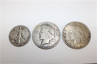 1922 Peace Dollar, 1925 Peace Dollar, 1946