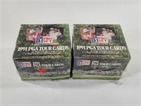 2) 1991 PRO SET PGA TOUR CARDS SEALED BOX
